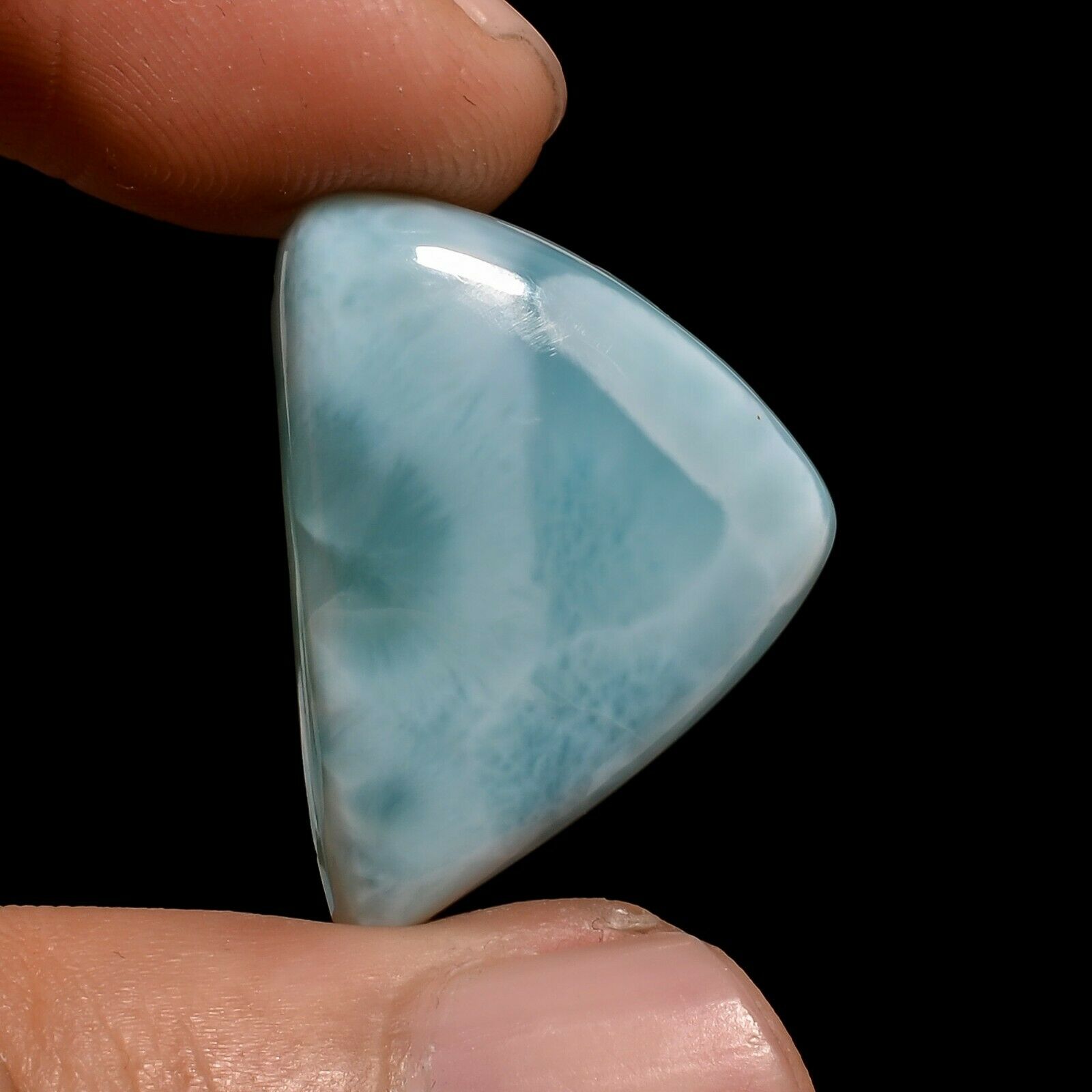 100% Natural Larimar Fancy Cabochon Loose Gemstone For Jewelry 18 Ct. Gc-6556