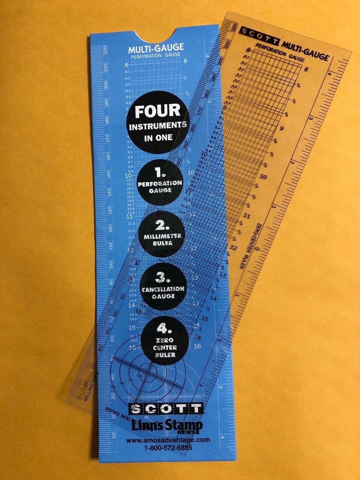 Scott Perforation Gauge - Multi-gauge - Msrp $9.99 -**we Help Our Veterans***