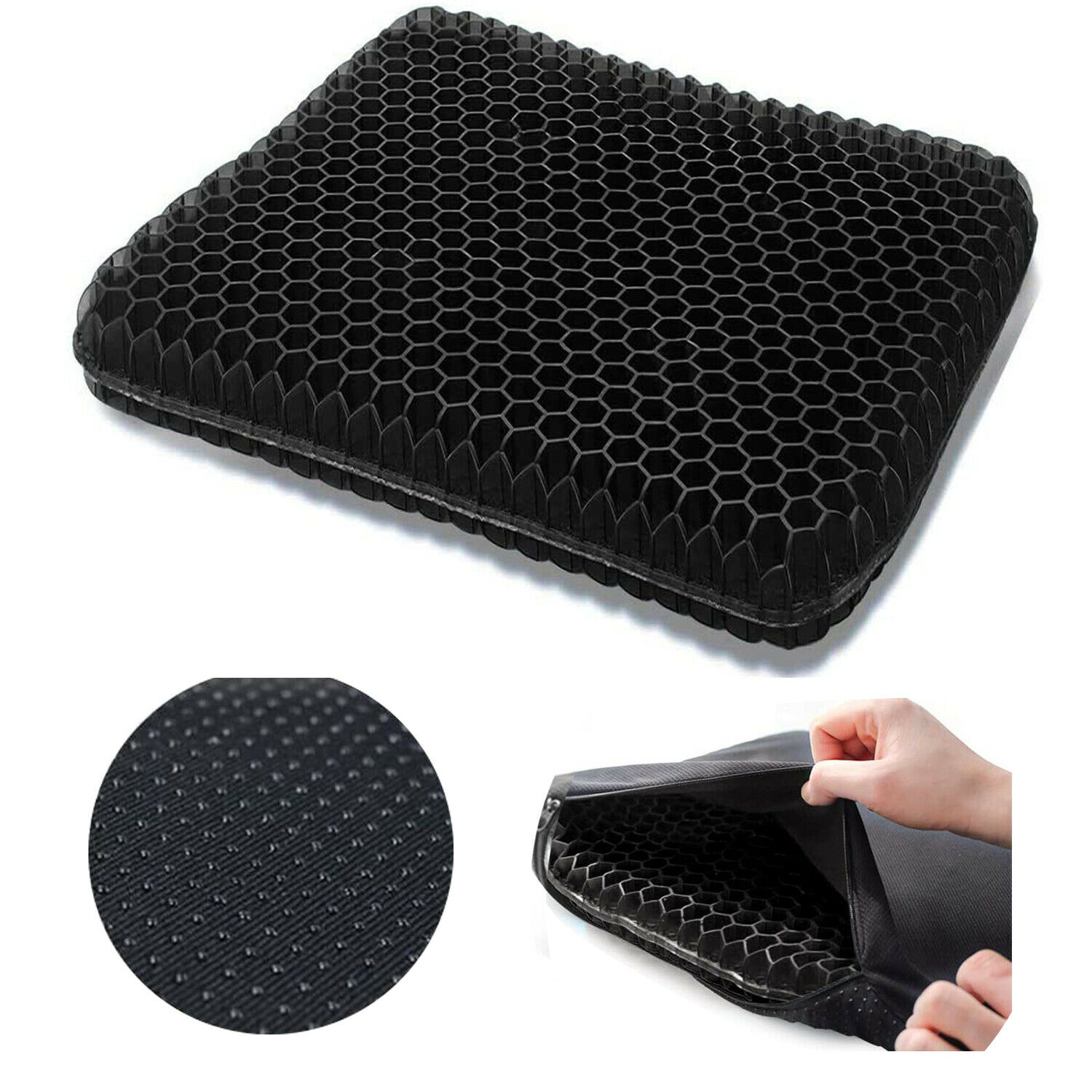 Gel Seat Cushion,double Thick Egg Seat Cushion,non-slip Cover,breathable Design